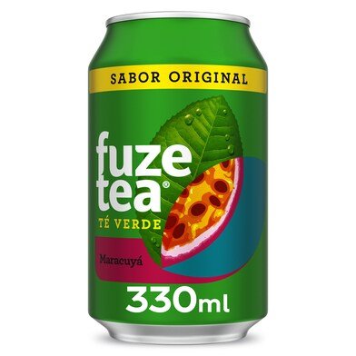 Refresco de té verde maracuyá Fuze tea lata 33 cl